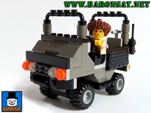 lego 4x4 light truck custom moc model
