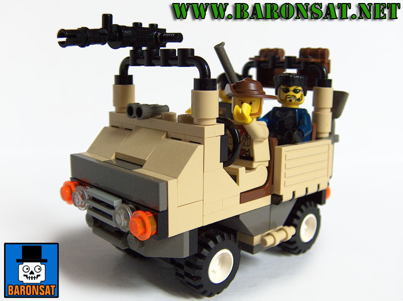 Transporation Truck 4x4 with trailer Lego Moc