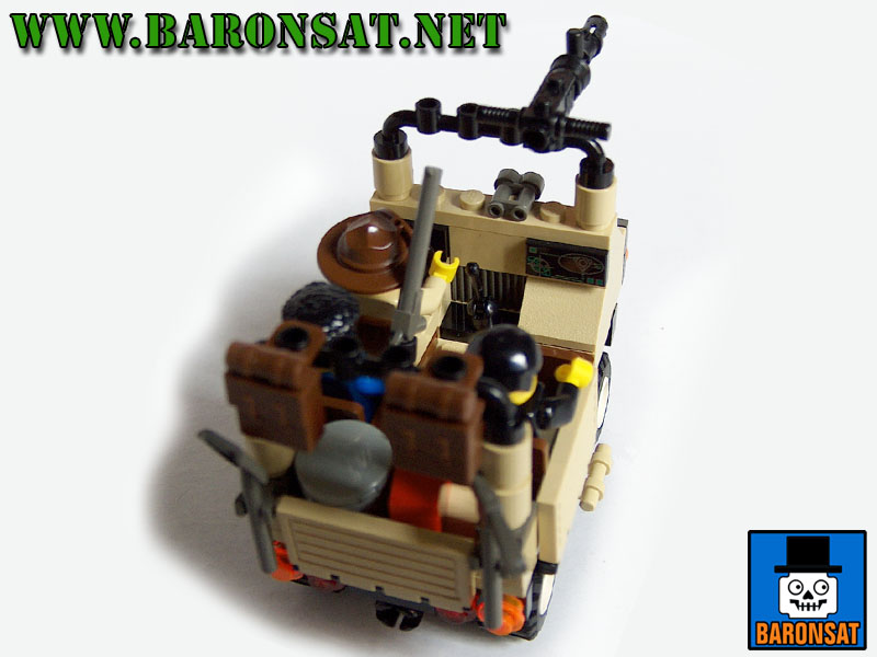 Transporation Truck 4x4 with trailer Lego Moc top