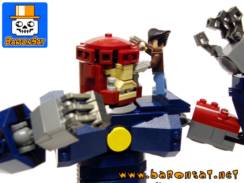 lego wolverine vs sentinel mark 1