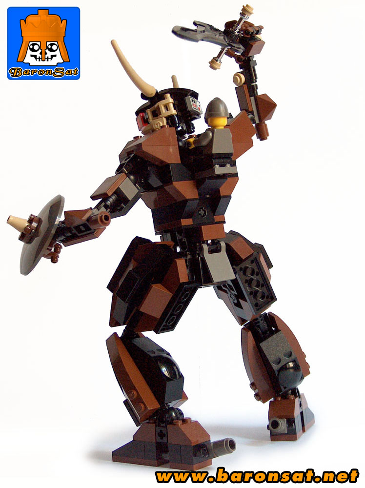 Lego moc Barbarian Mech Back