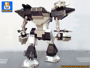 lego moc zoids z-knight back