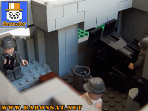 lego moc ww2 german bunker cannon crew