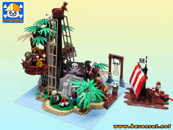Lego moc 6270 Forbidden Island Redux