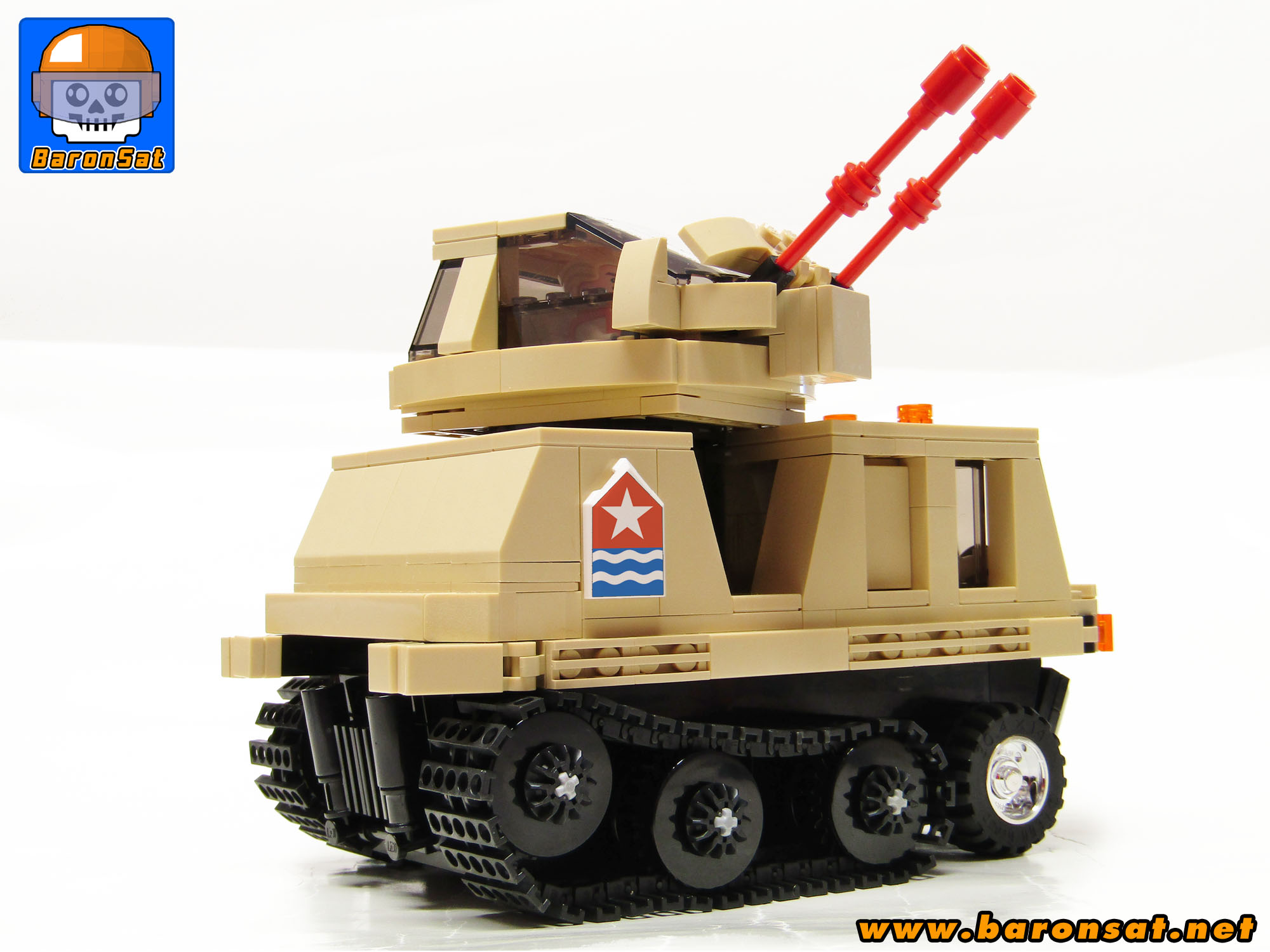 Crusader Adventure 2000 lego moc back