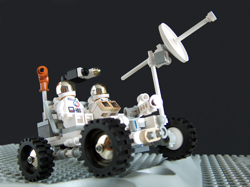 Cruising on the Lego Moon