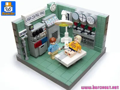 bionic woman minifig custom moc models made of lego bricks