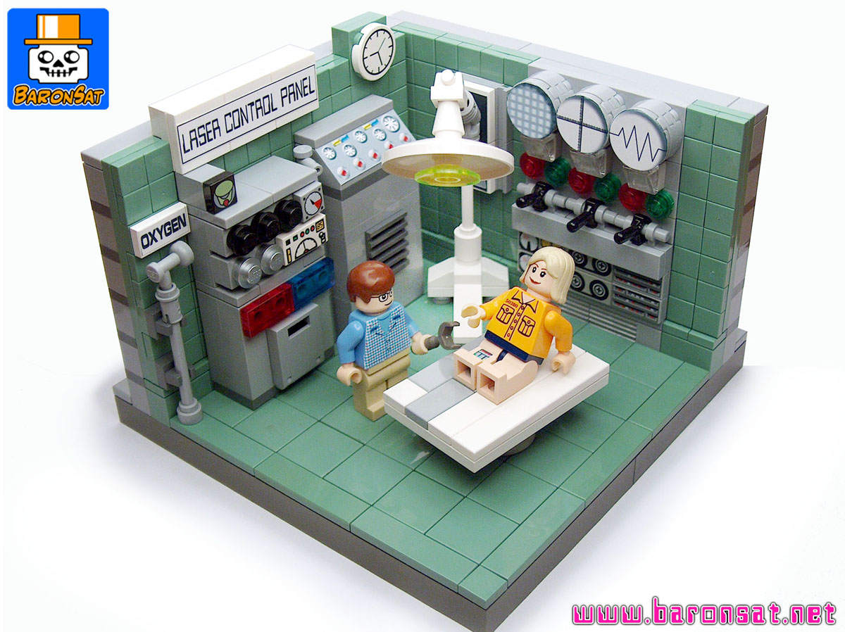 lego moc bionic repair lab