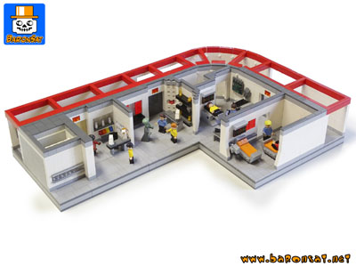 Lego moc ncc-1701  sickbay