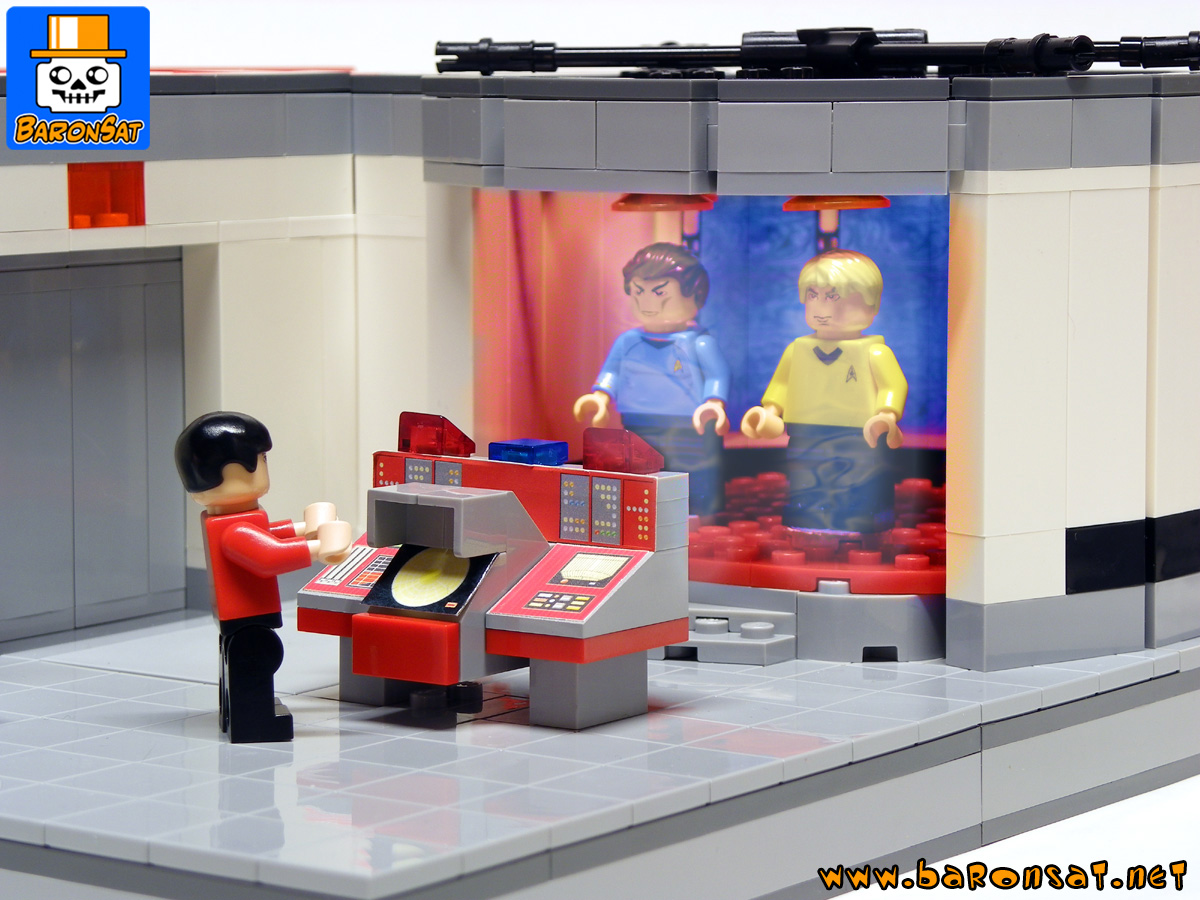 Lego Star trek TOS moc Transportation in progress