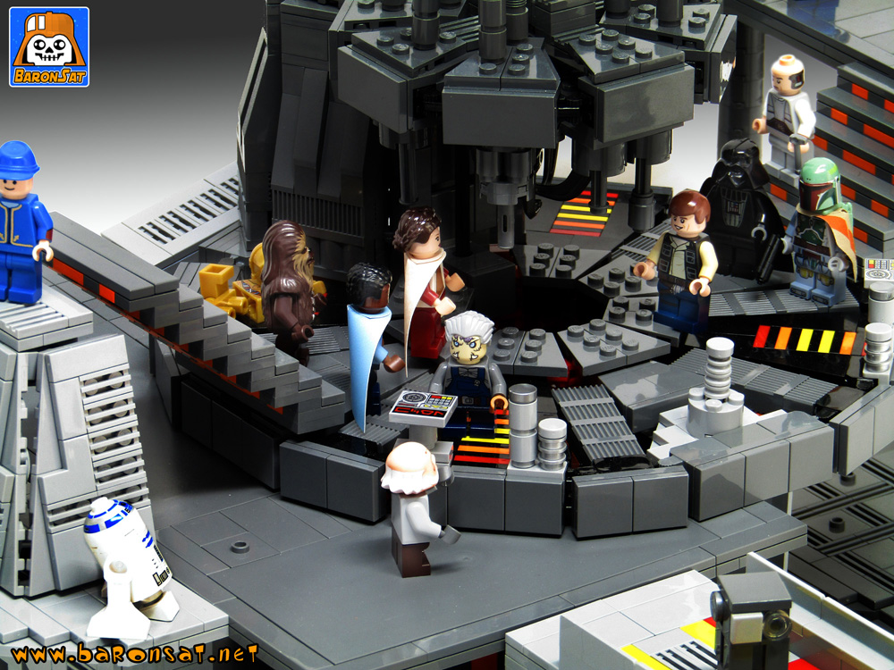 Lego moc Bespin Cloud City Carbon Freeze Chamber Close up