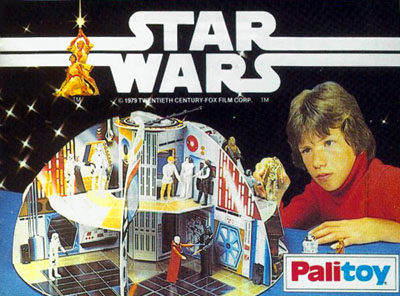 Palitoy cardboard death star advertisement