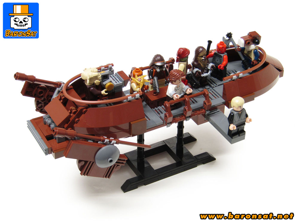 lego new tatooine skiff moc model