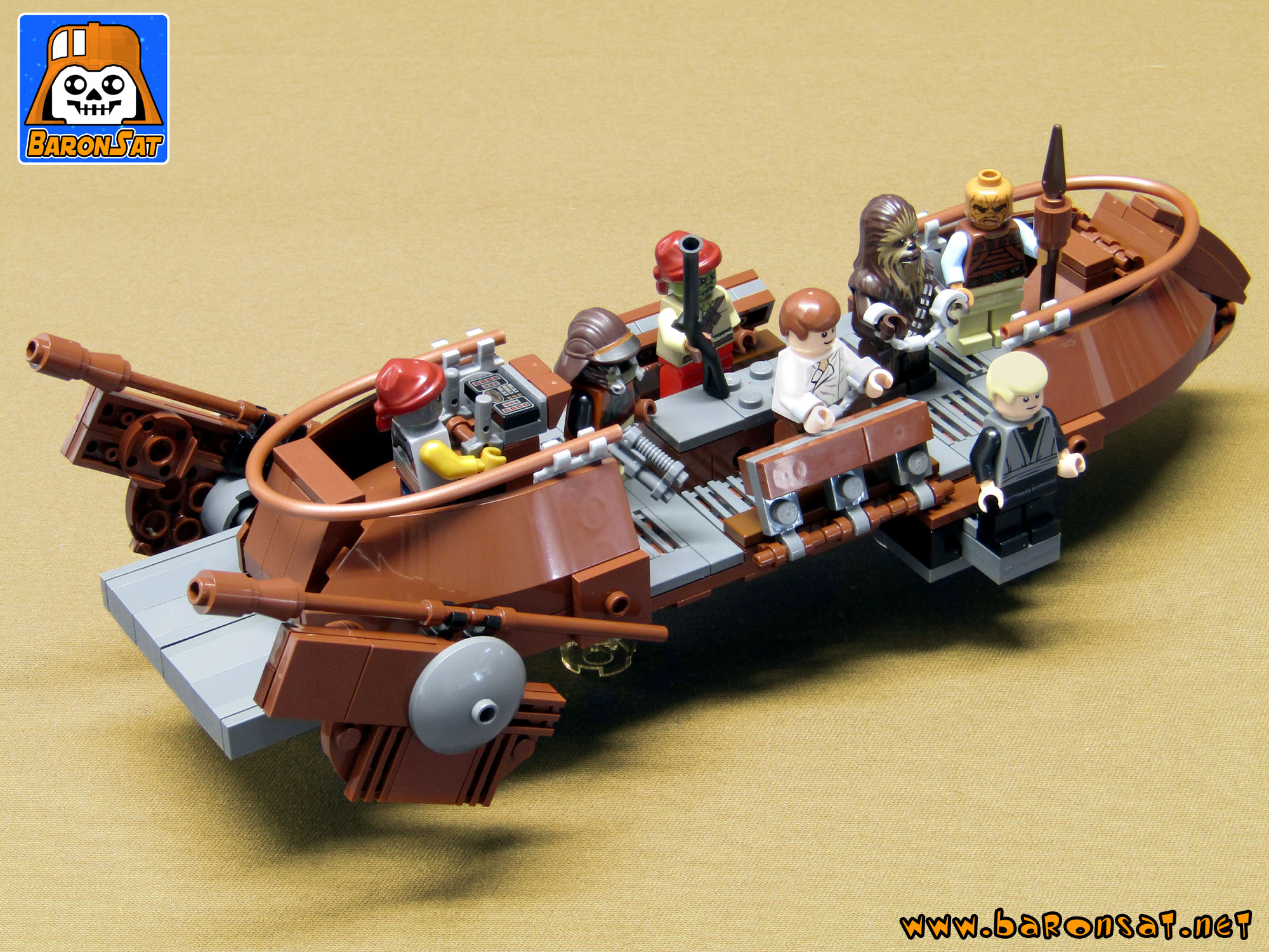 lego tatooine skiff moc