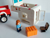 Lego moc Camper Using