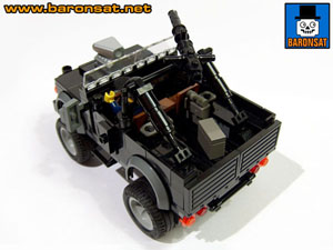 Lego moc Jeep Night Ops Back