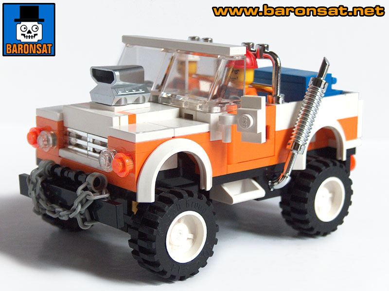 utility 4x4 custom moc models made of lego bricks