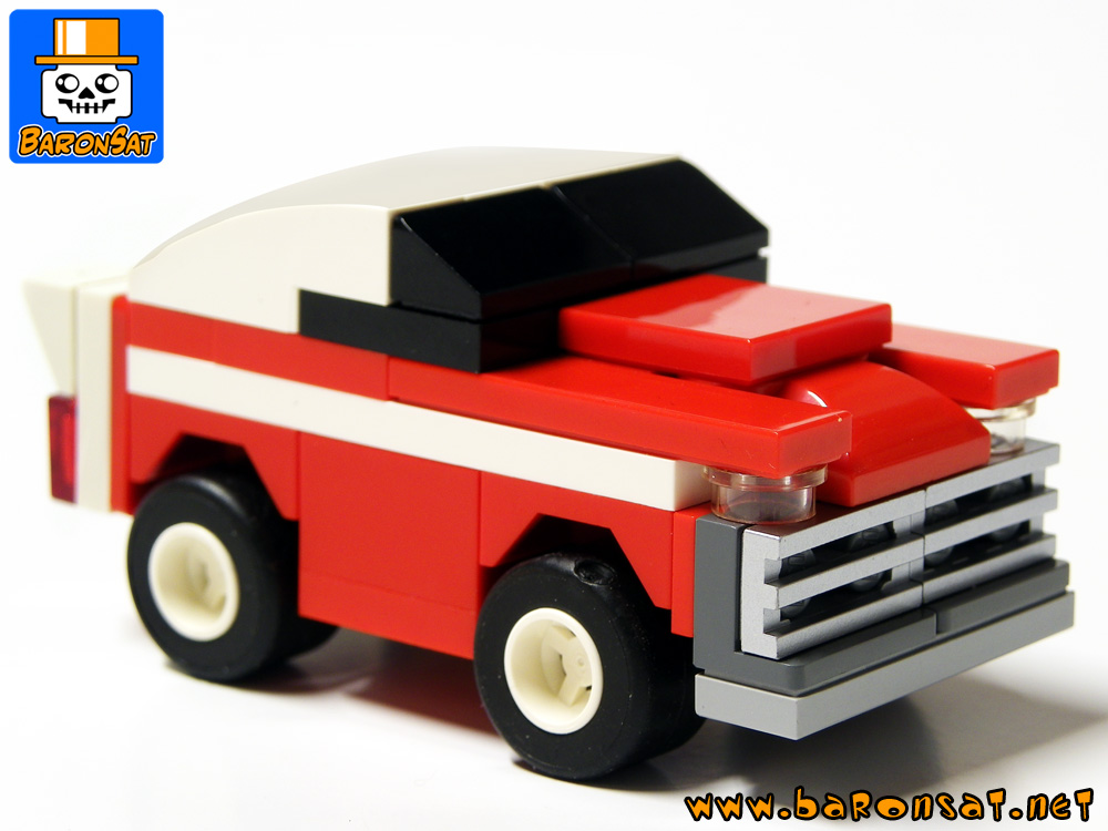 micro christine plymouth fury custom moc models made of lego bricks